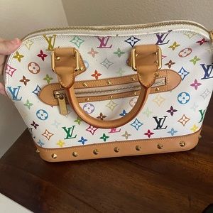 Murikami mulitcolor vintage authentic bag bought in Honolulu Louis Vuitton store